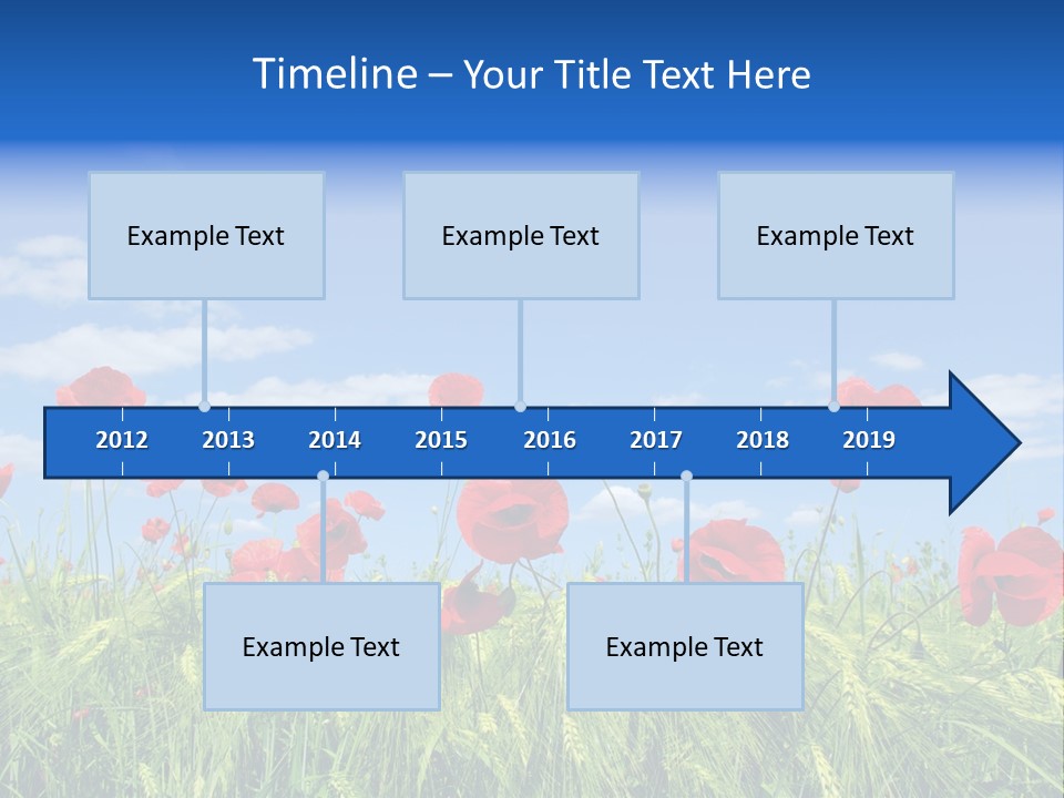 Botany Landscape Plants PowerPoint Template