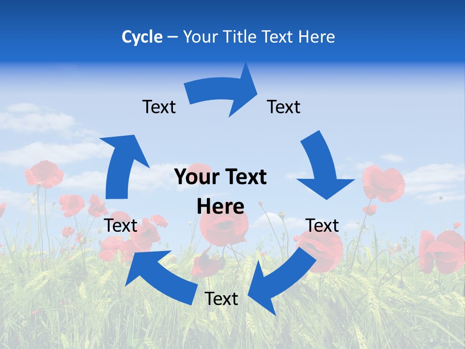 Botany Landscape Plants PowerPoint Template