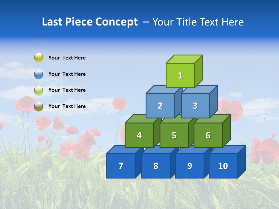 Botany Landscape Plants PowerPoint Template