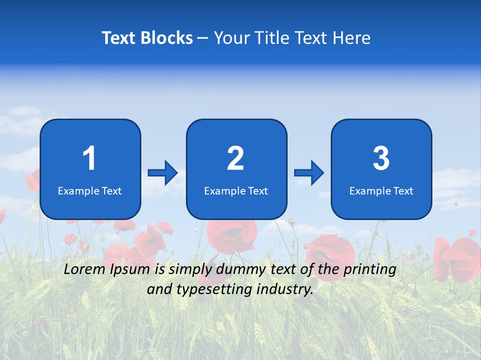 Botany Landscape Plants PowerPoint Template