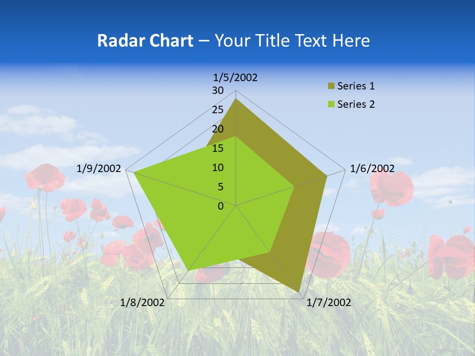 Botany Landscape Plants PowerPoint Template