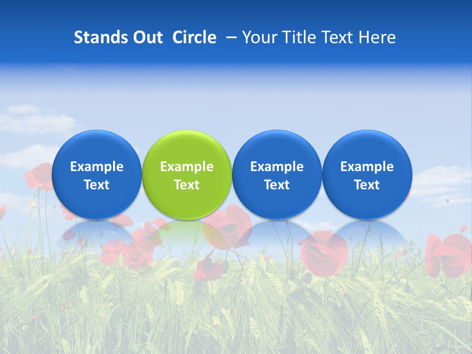 Botany Landscape Plants PowerPoint Template