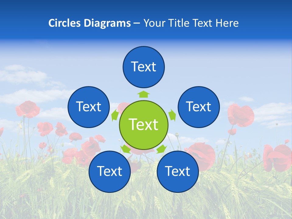 Botany Landscape Plants PowerPoint Template