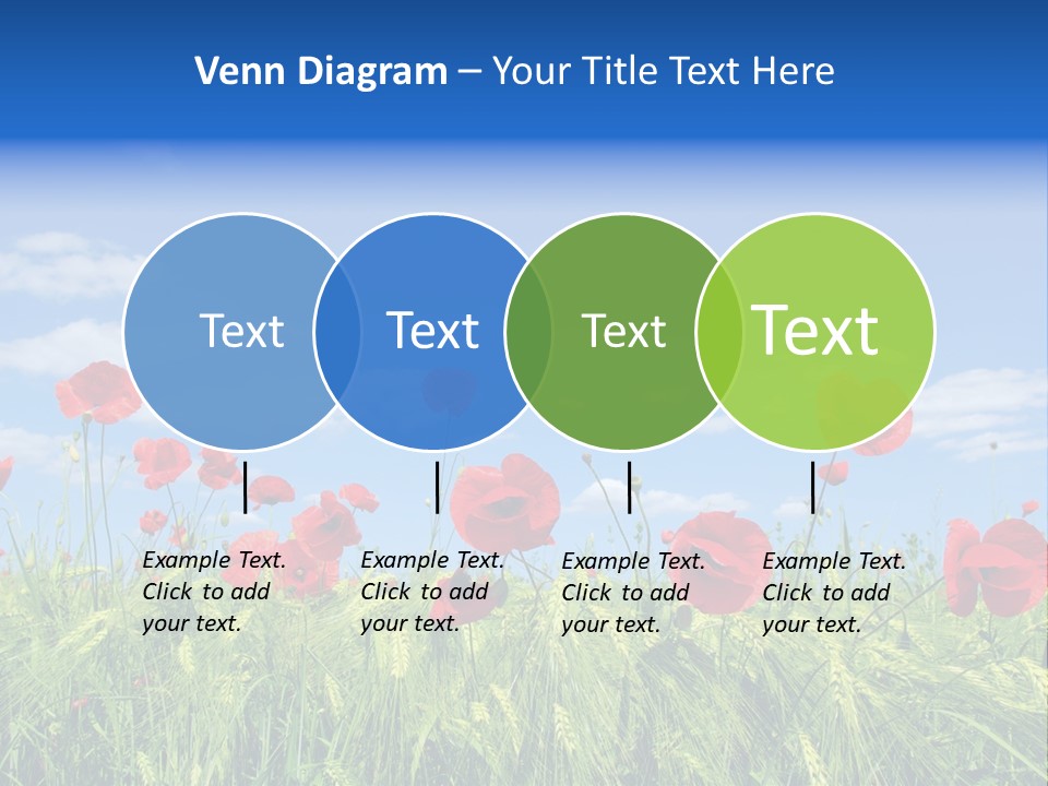 Botany Landscape Plants PowerPoint Template