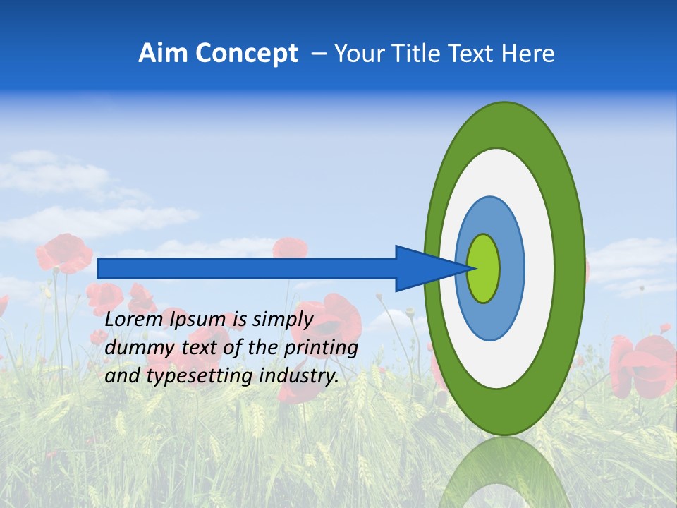Botany Landscape Plants PowerPoint Template