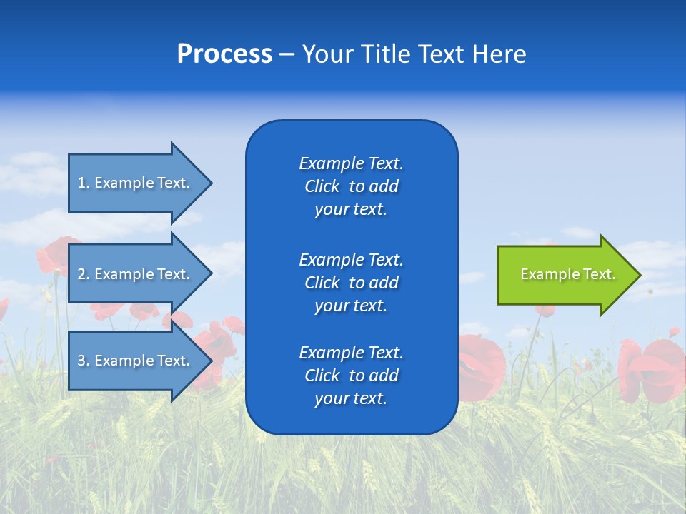 Botany Landscape Plants PowerPoint Template