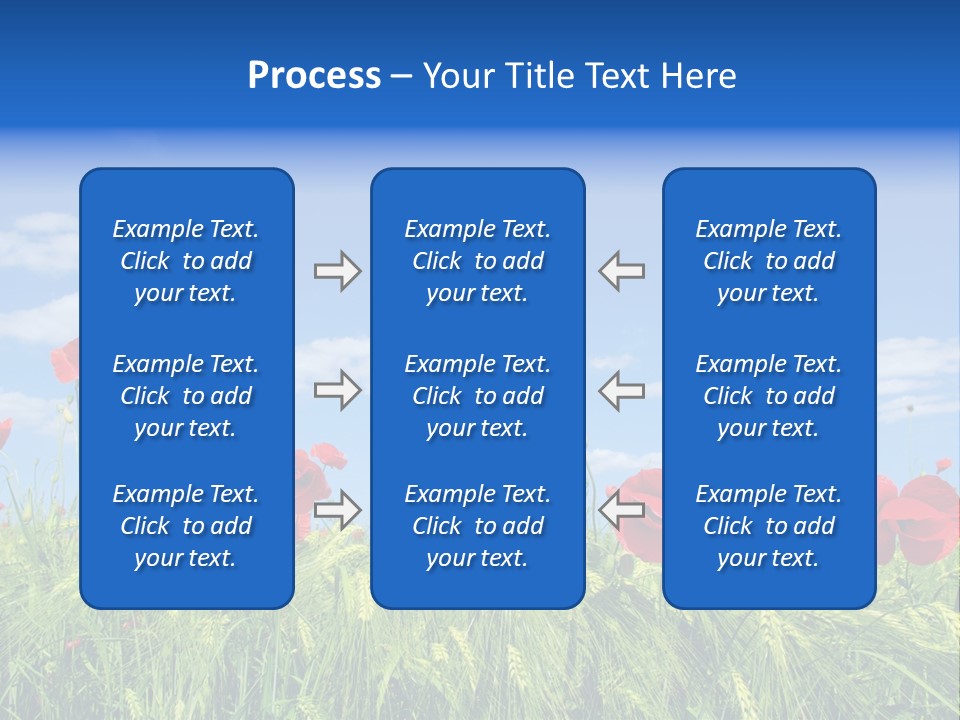 Botany Landscape Plants PowerPoint Template