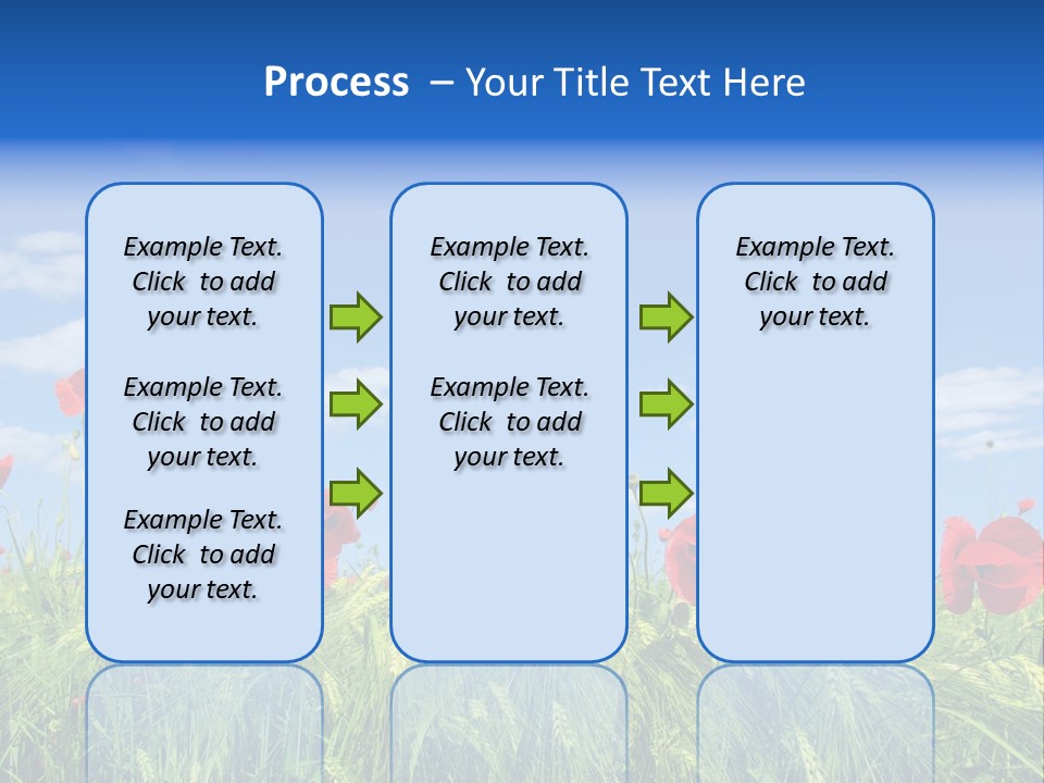 Botany Landscape Plants PowerPoint Template
