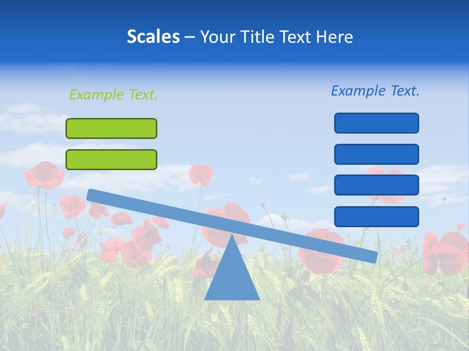 Botany Landscape Plants PowerPoint Template