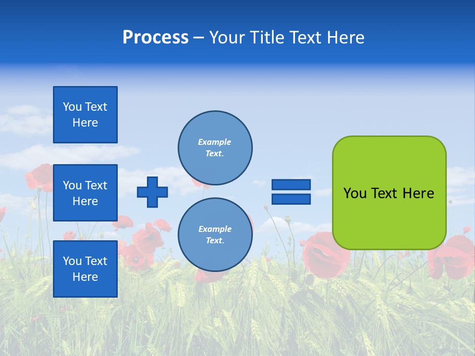 Botany Landscape Plants PowerPoint Template