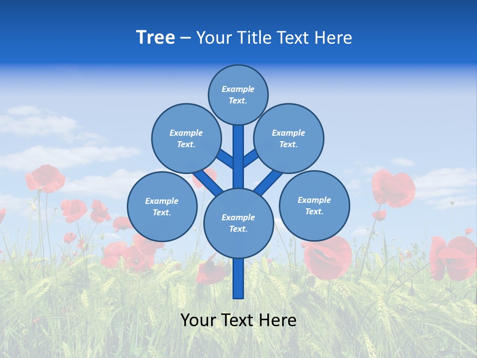Botany Landscape Plants PowerPoint Template