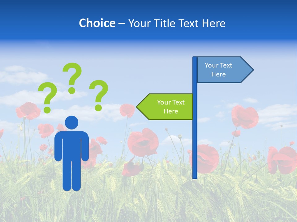 Botany Landscape Plants PowerPoint Template