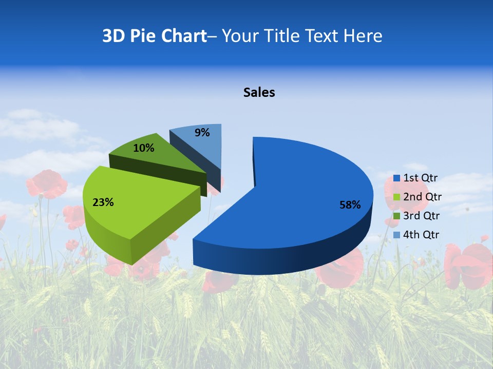 Botany Landscape Plants PowerPoint Template
