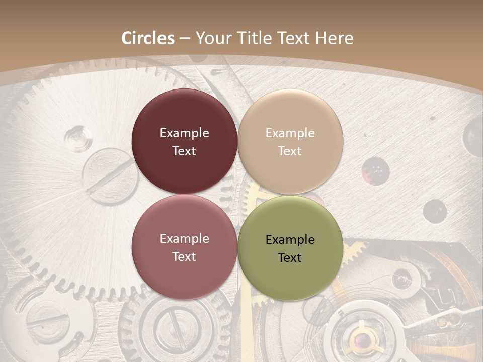 Stainless Craftsmanship Spinning PowerPoint Template