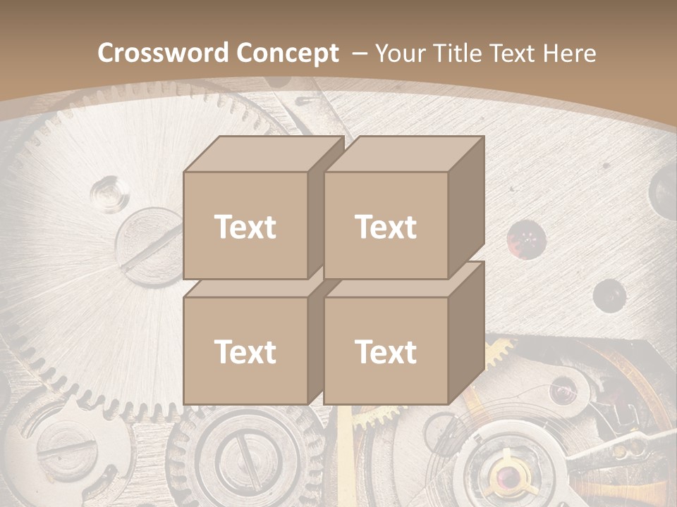 Stainless Craftsmanship Spinning PowerPoint Template