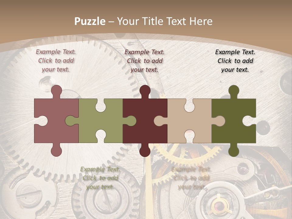 Stainless Craftsmanship Spinning PowerPoint Template