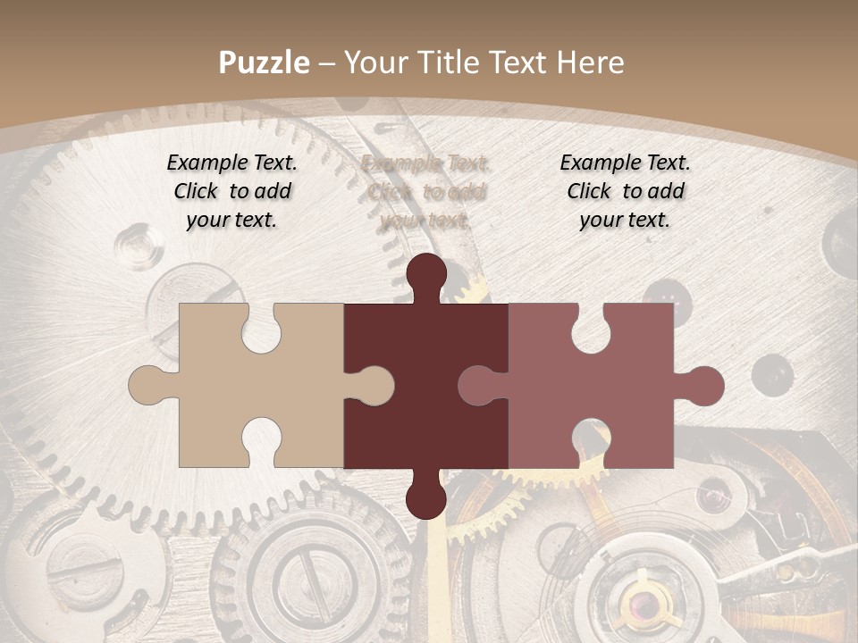 Stainless Craftsmanship Spinning PowerPoint Template