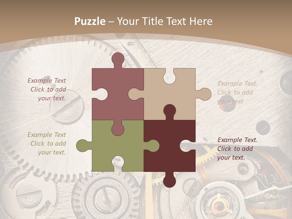 Stainless Craftsmanship Spinning PowerPoint Template