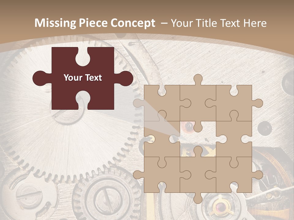 Stainless Craftsmanship Spinning PowerPoint Template