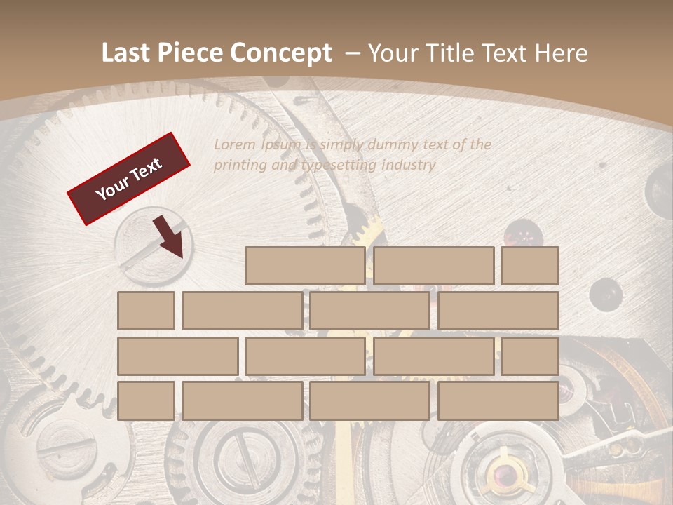 Stainless Craftsmanship Spinning PowerPoint Template