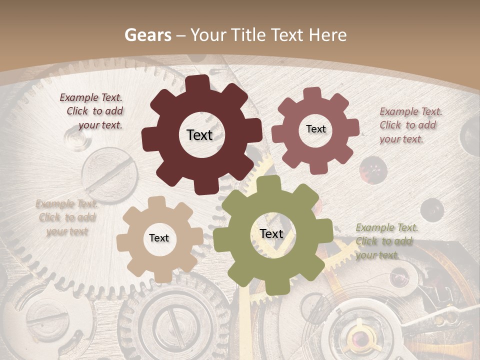 Stainless Craftsmanship Spinning PowerPoint Template