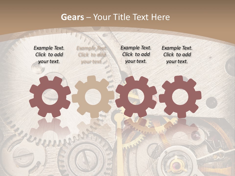 Stainless Craftsmanship Spinning PowerPoint Template