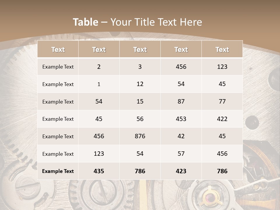 Stainless Craftsmanship Spinning PowerPoint Template