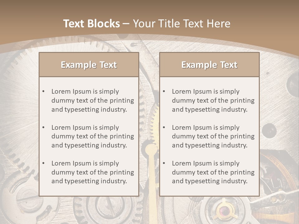 Stainless Craftsmanship Spinning PowerPoint Template