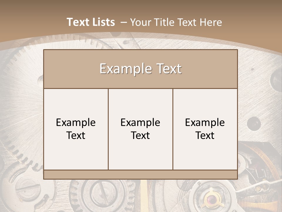 Stainless Craftsmanship Spinning PowerPoint Template