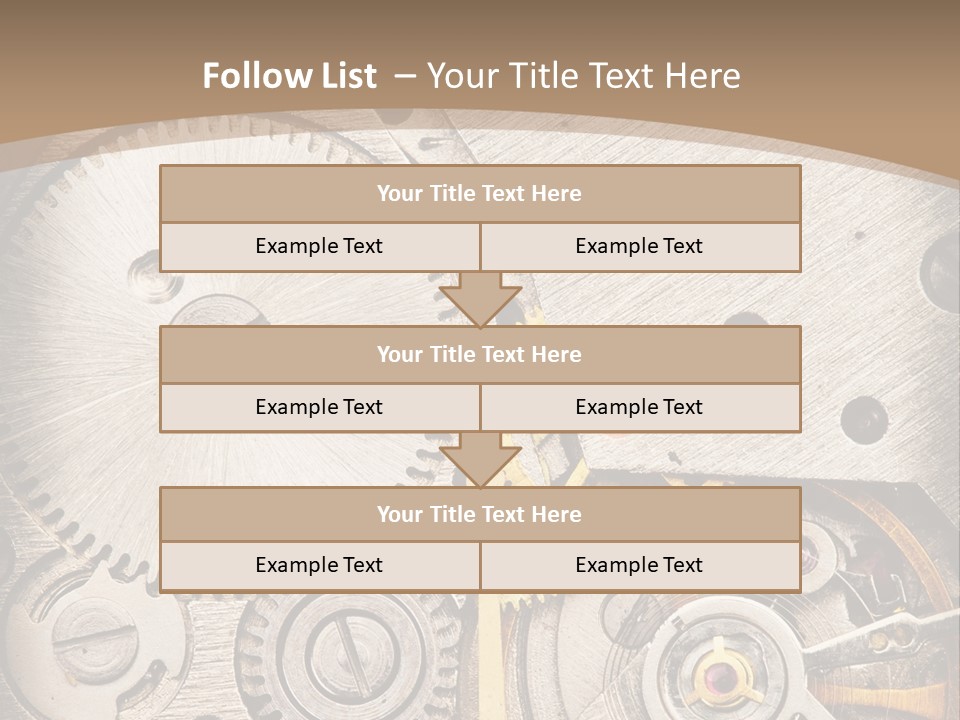 Stainless Craftsmanship Spinning PowerPoint Template