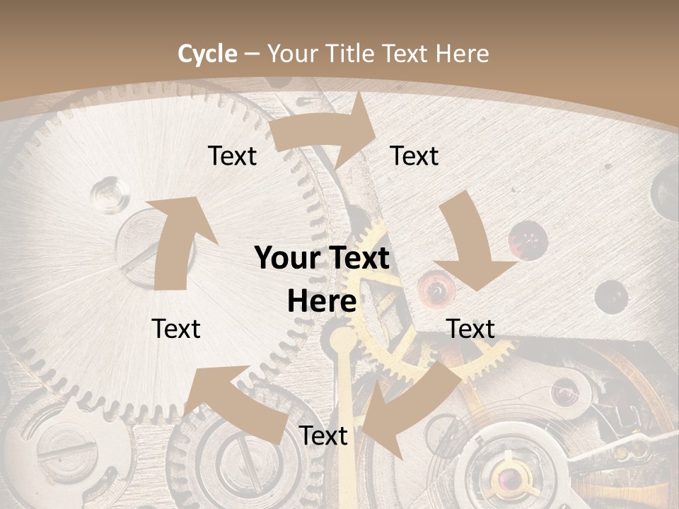 Stainless Craftsmanship Spinning PowerPoint Template