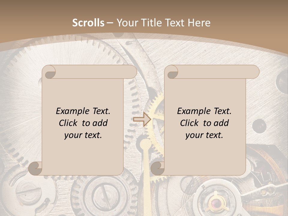 Stainless Craftsmanship Spinning PowerPoint Template