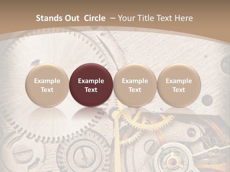 Stainless Craftsmanship Spinning PowerPoint Template