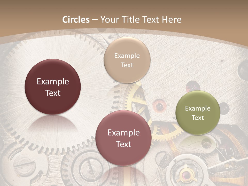 Stainless Craftsmanship Spinning PowerPoint Template