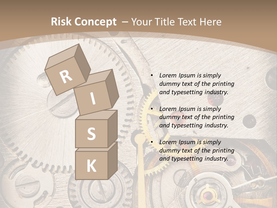 Stainless Craftsmanship Spinning PowerPoint Template