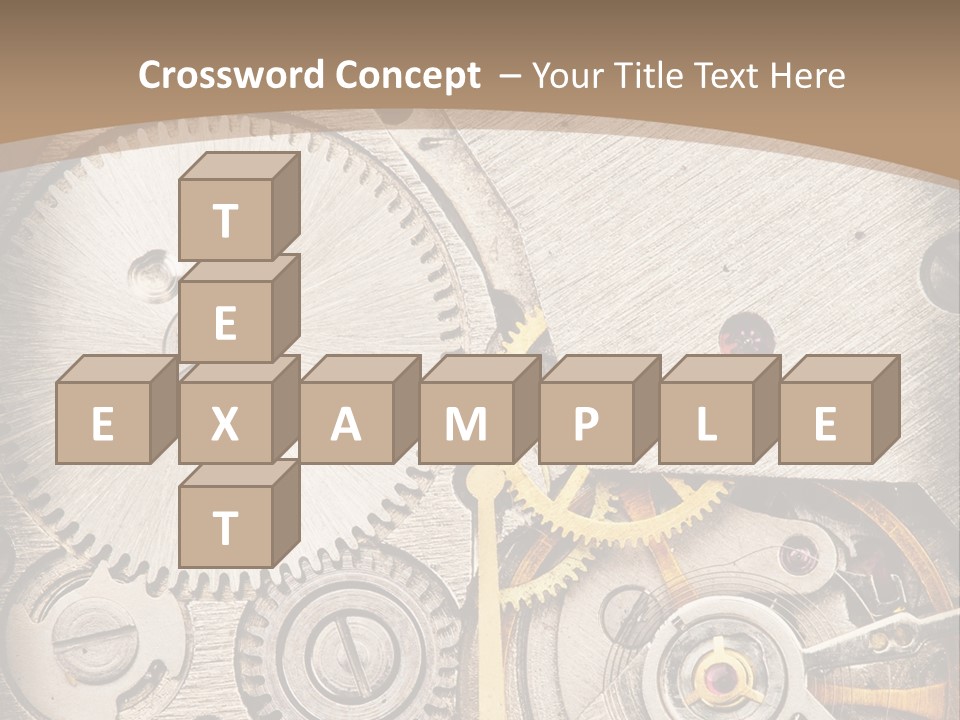 Stainless Craftsmanship Spinning PowerPoint Template
