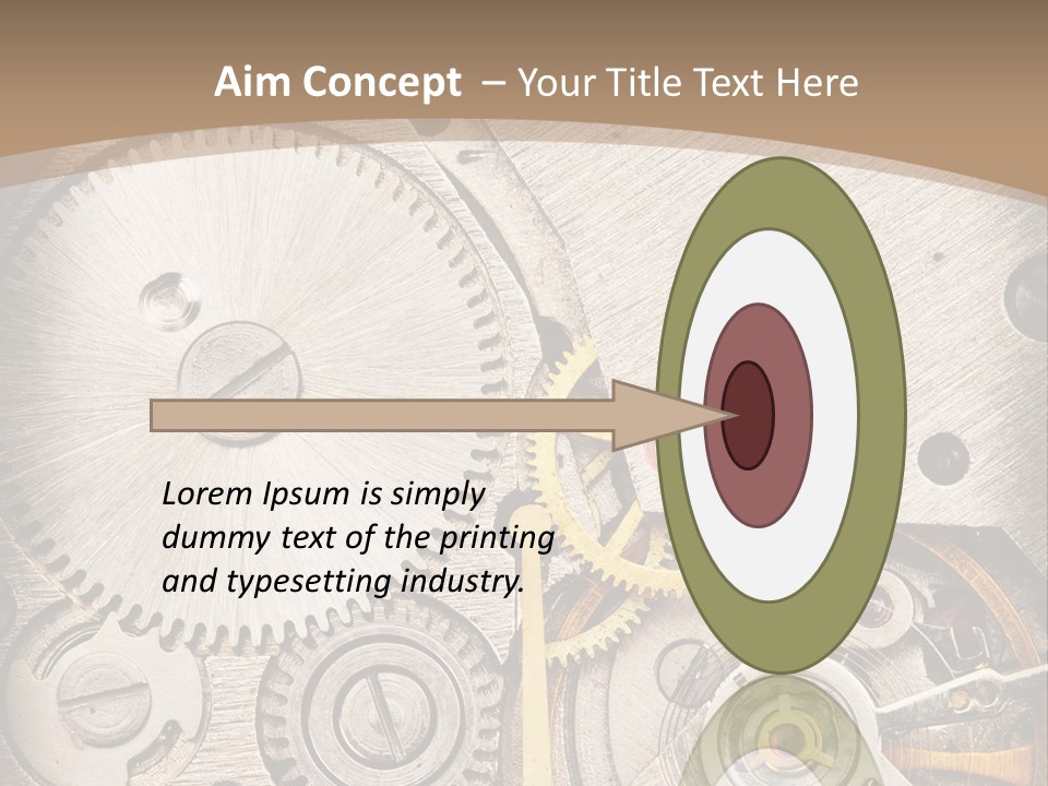Stainless Craftsmanship Spinning PowerPoint Template