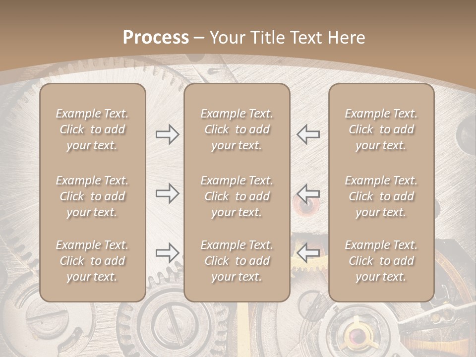 Stainless Craftsmanship Spinning PowerPoint Template