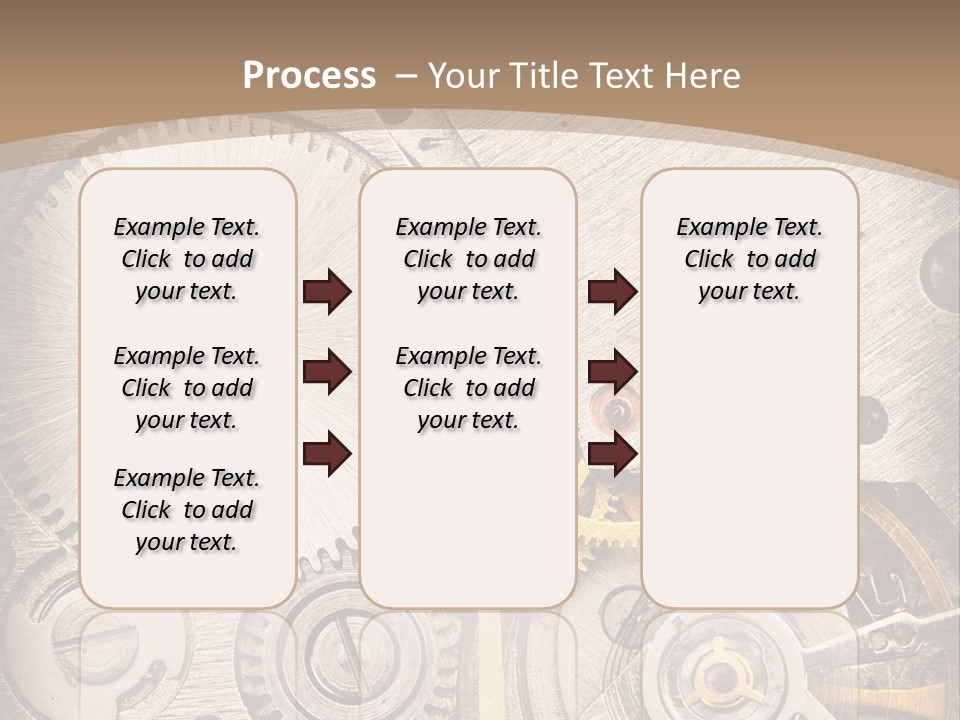 Stainless Craftsmanship Spinning PowerPoint Template