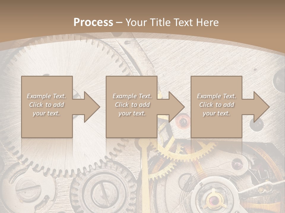 Stainless Craftsmanship Spinning PowerPoint Template