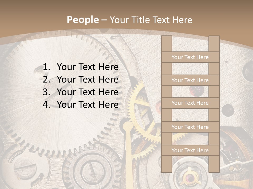 Stainless Craftsmanship Spinning PowerPoint Template