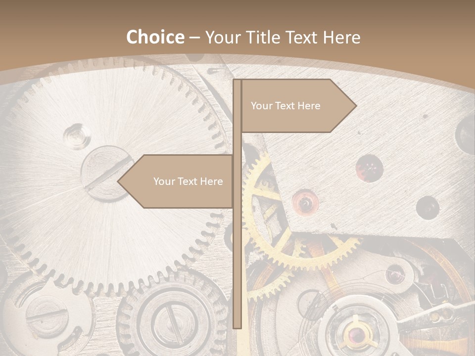 Stainless Craftsmanship Spinning PowerPoint Template
