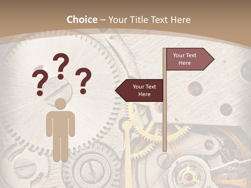 Stainless Craftsmanship Spinning PowerPoint Template