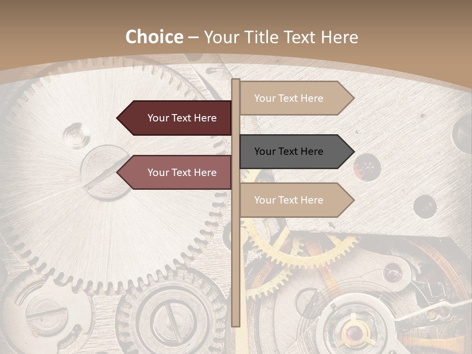 Stainless Craftsmanship Spinning PowerPoint Template