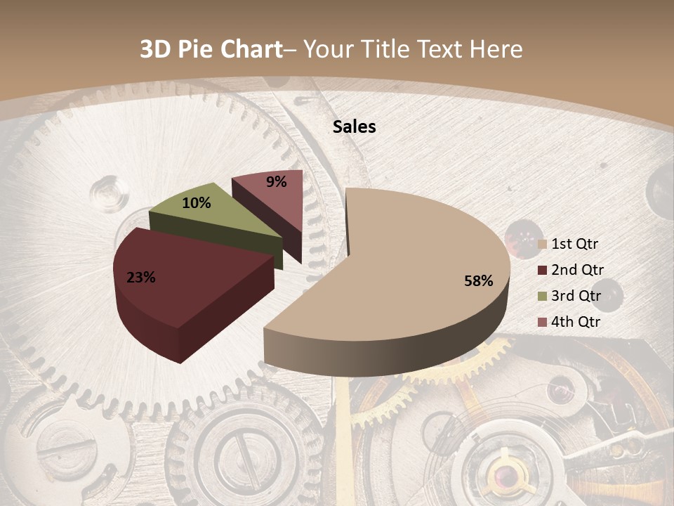 Stainless Craftsmanship Spinning PowerPoint Template