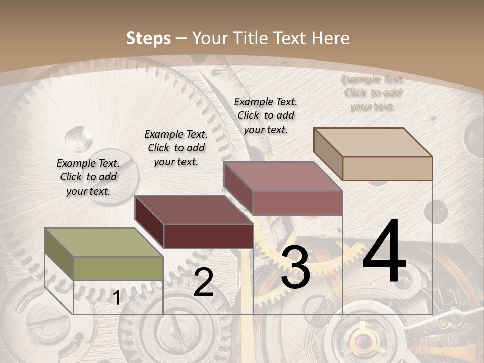 Stainless Craftsmanship Spinning PowerPoint Template