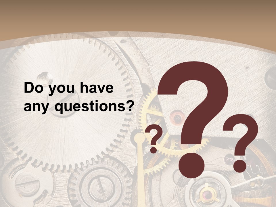 Stainless Craftsmanship Spinning PowerPoint Template