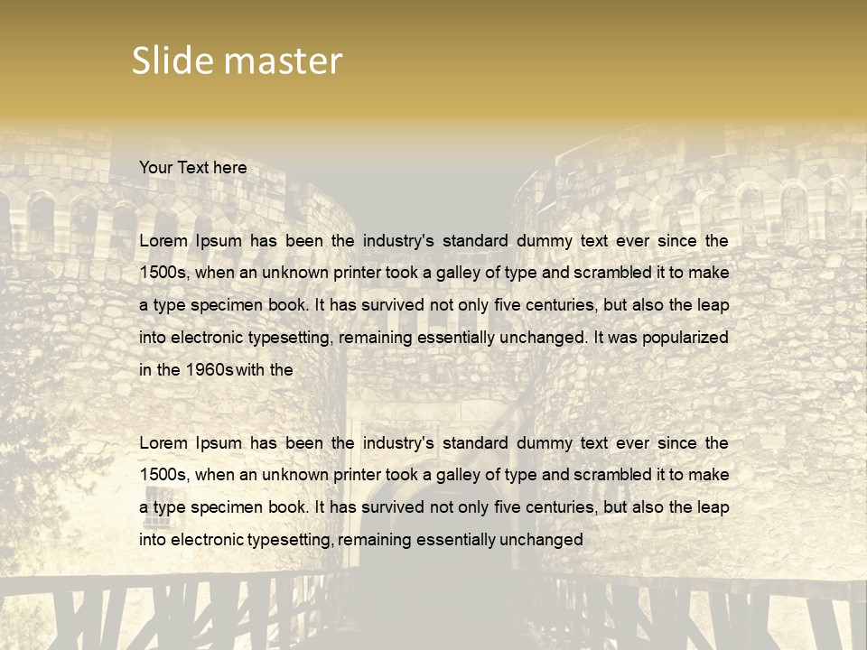 Orthodox River Old PowerPoint Template