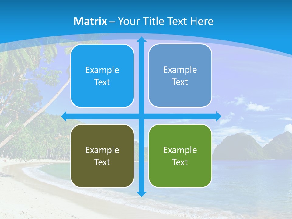 Island Summer Tropics PowerPoint Template