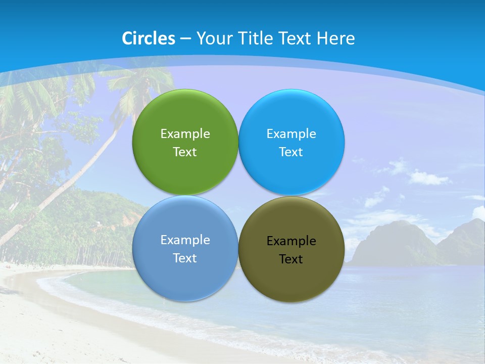 Island Summer Tropics PowerPoint Template